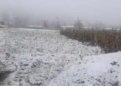 Snow in Cusco, Peru